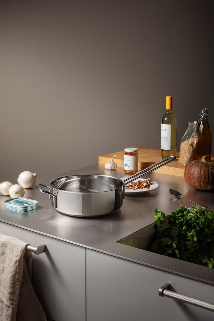Eva Trio Stainless Steel sauteerpan, 24 cm Eva Solo