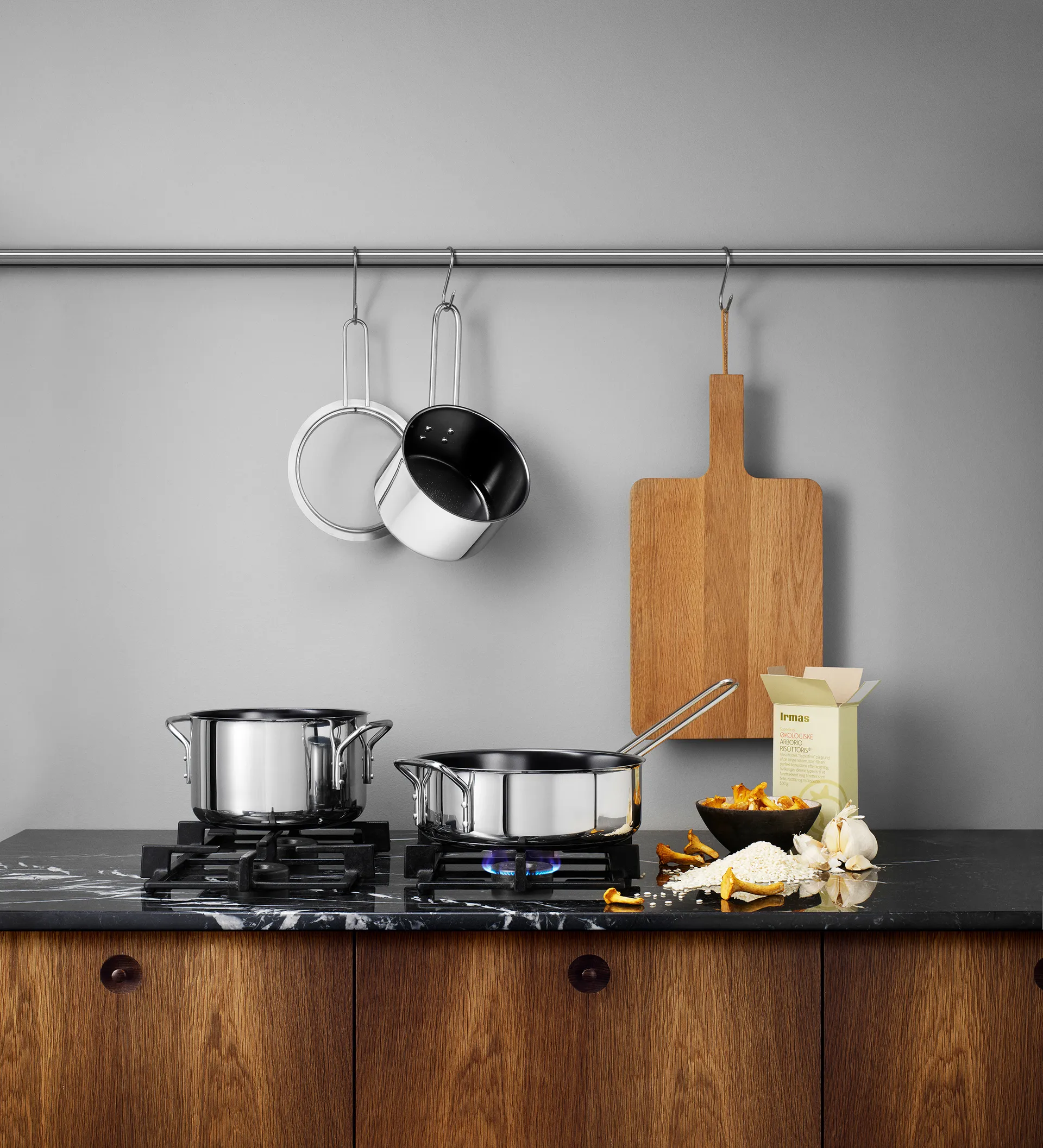 Eva Trio Stainless Steel Slip-Let keramische pan, 1,8 L Eva Solo