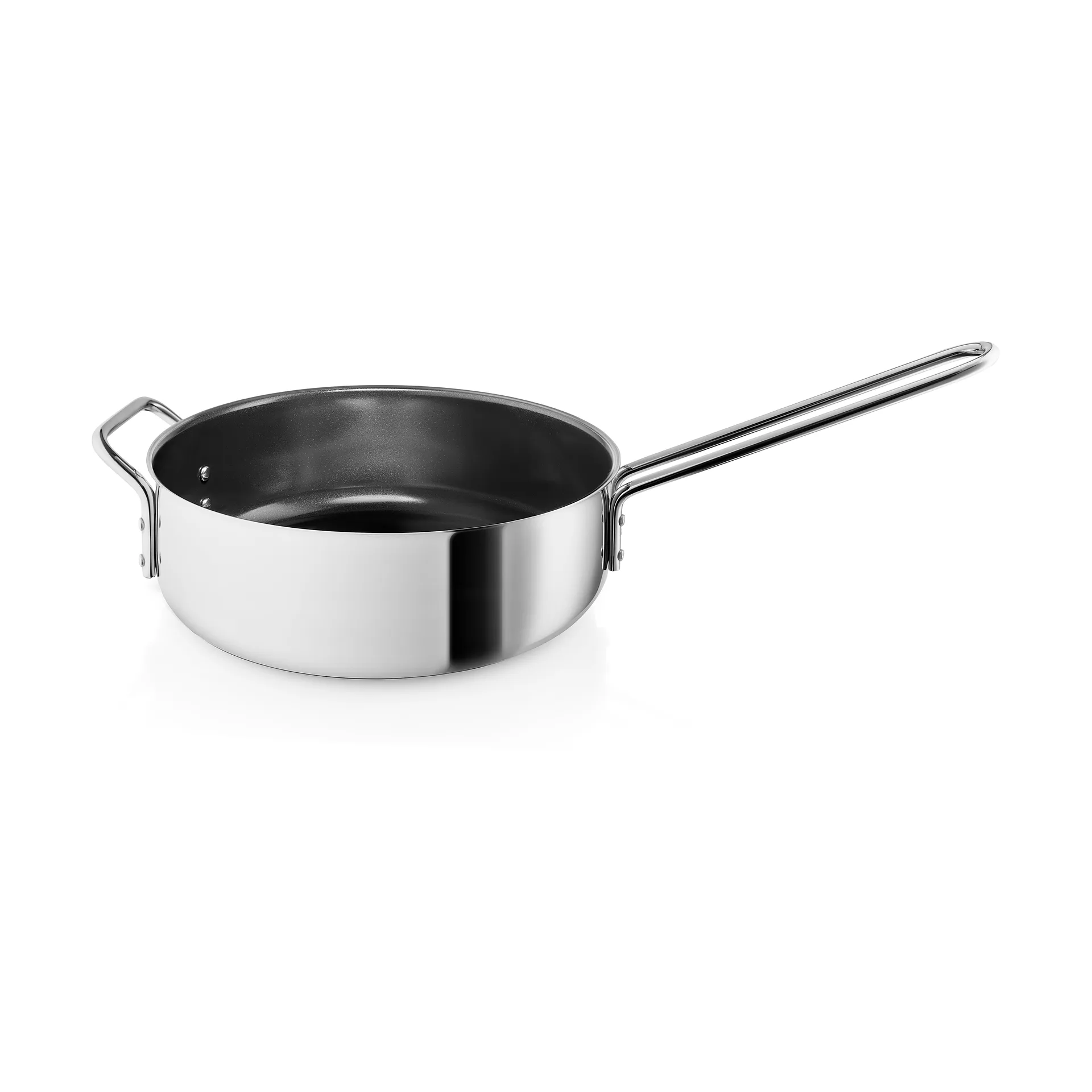 Eva Trio Stainless Steel Slip-Let  keramische sauteerpan, 24 cm Eva Solo