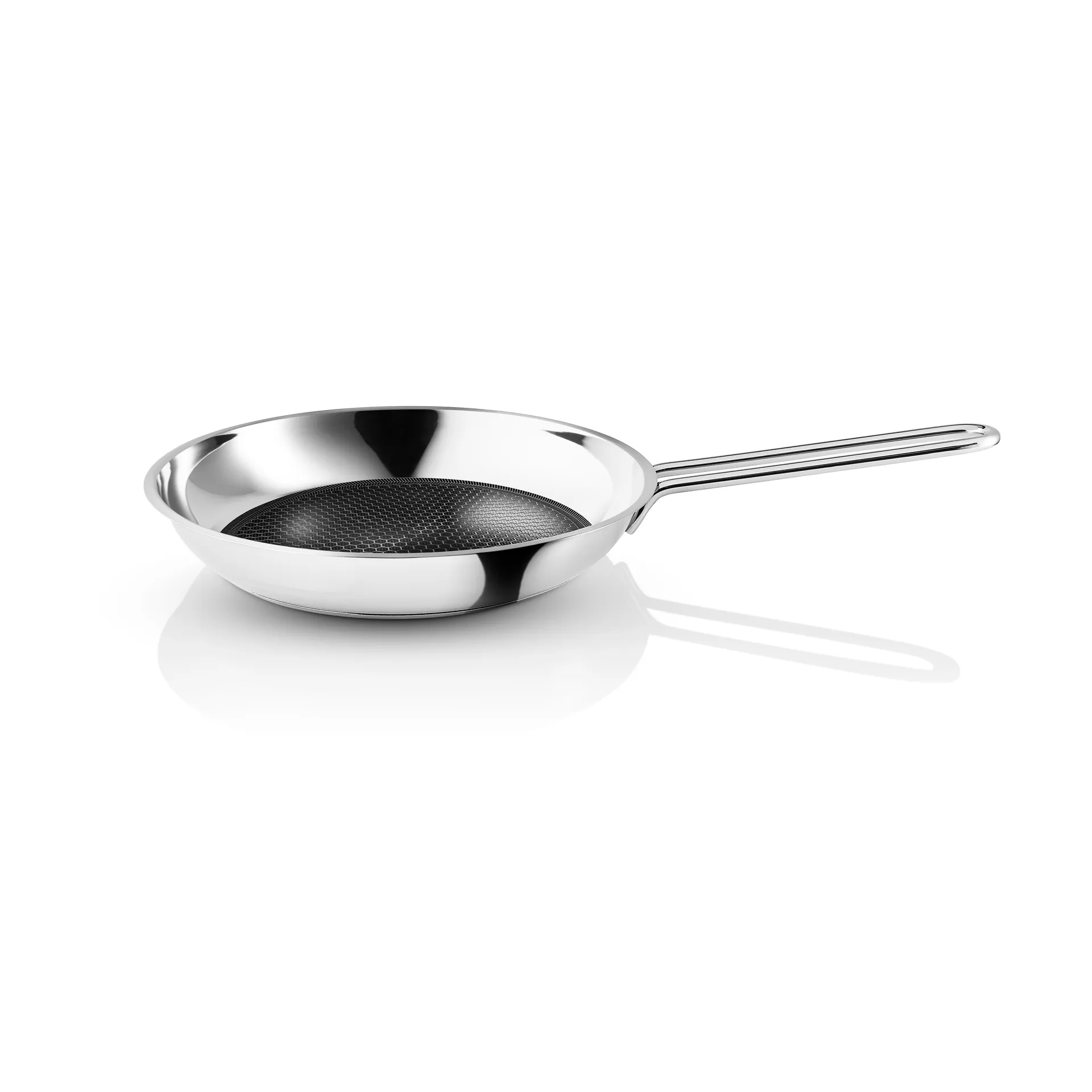 Eva Trio stainless steel Slip-Let koekenpan, 24 cm Eva Solo