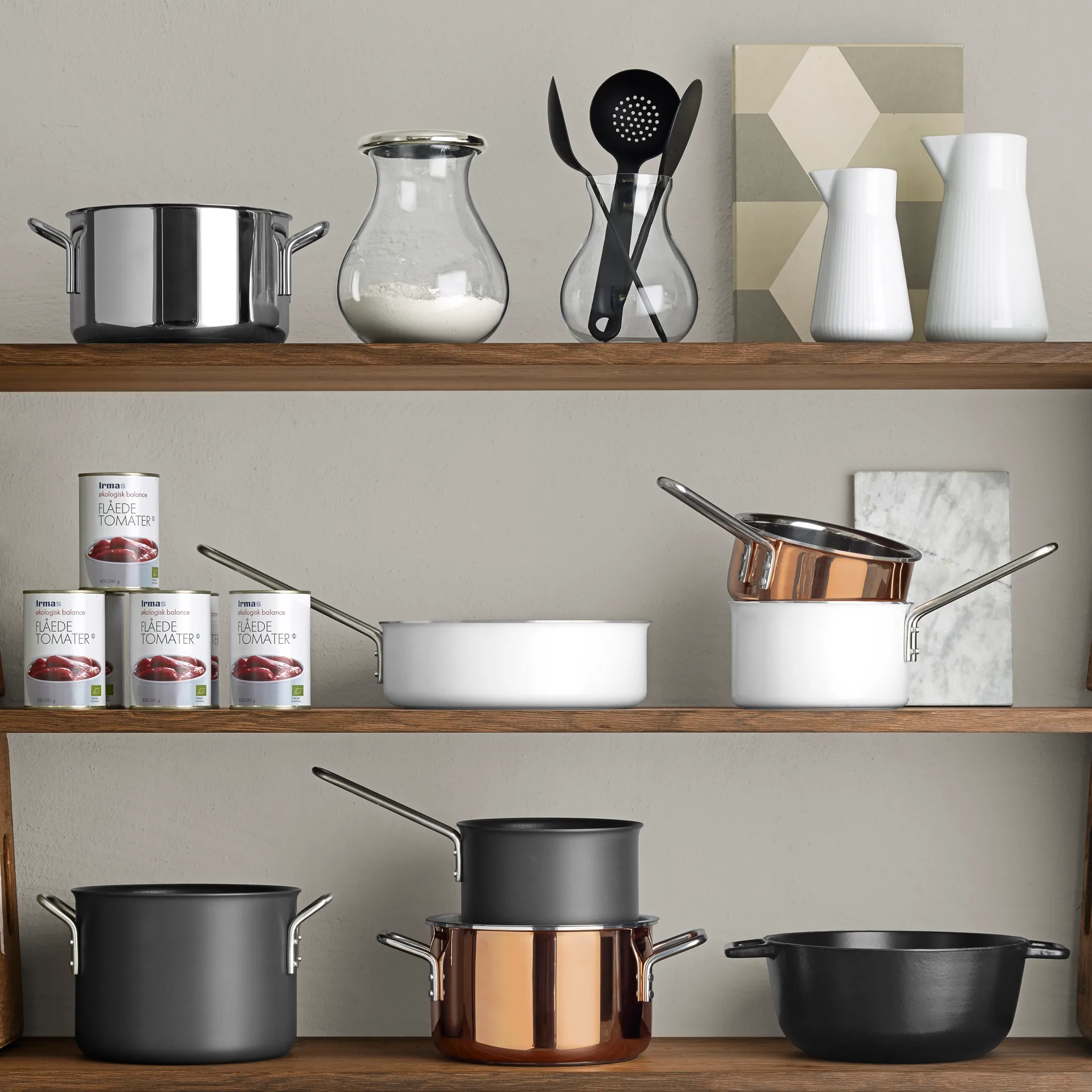 Eva Trio steelpan koper, 1,5 l Eva Solo