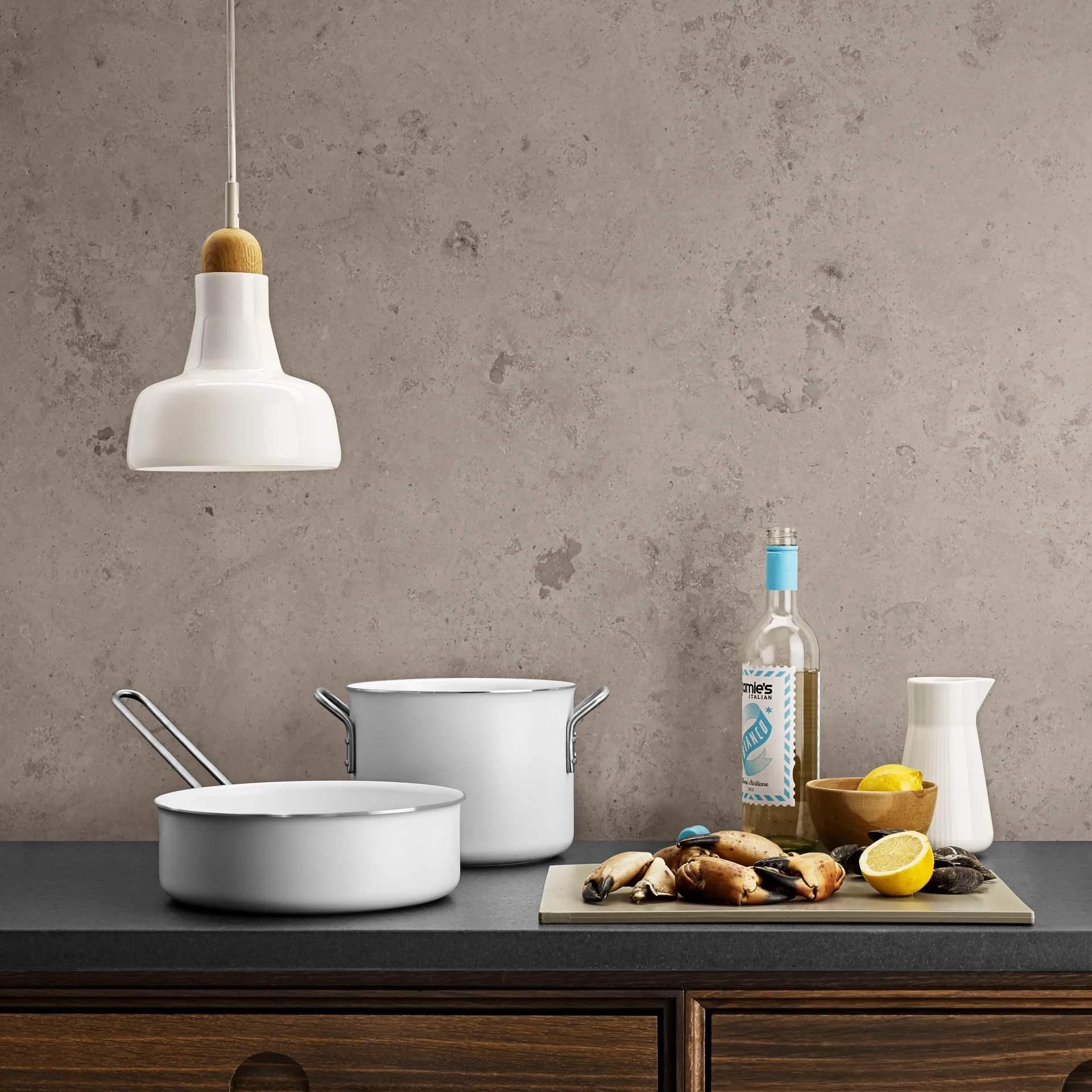 Eva Trio White Line hapjespan, 24 cm Eva Solo