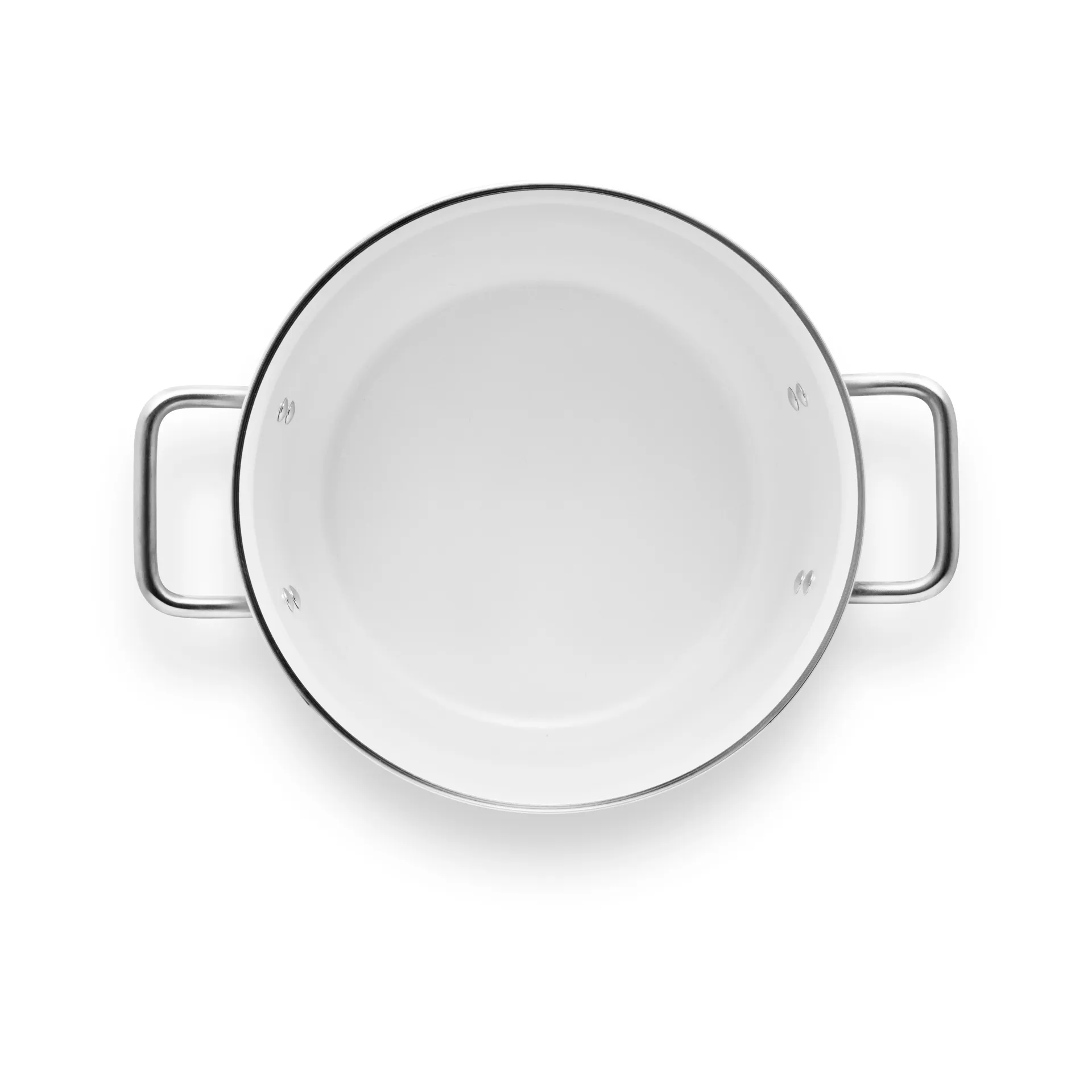 Eva Trio White Line Slip-Let keramische pan, 2,5 L Eva Solo