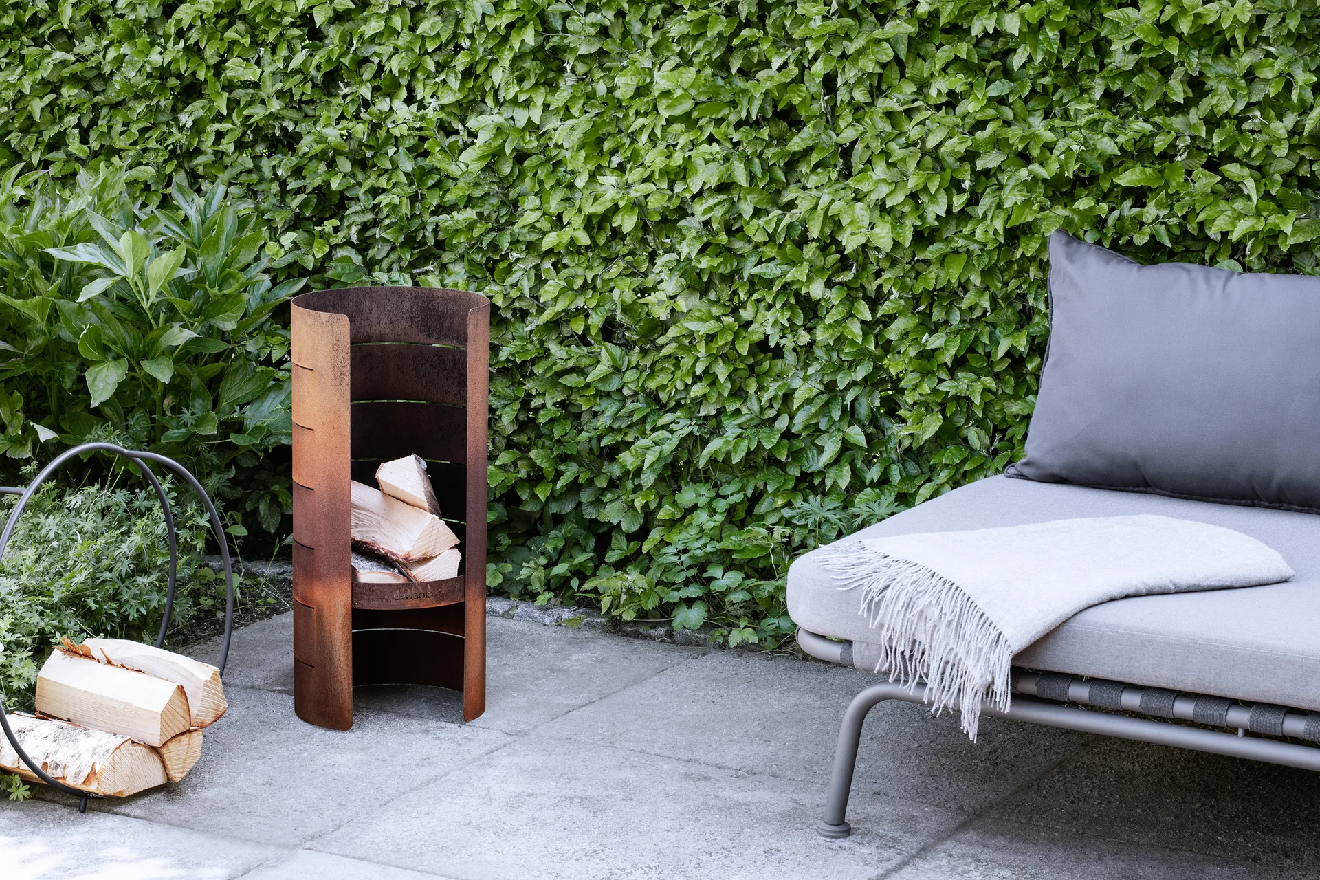 FireCylinder vuurschaal, Cortenstaal Eva Solo