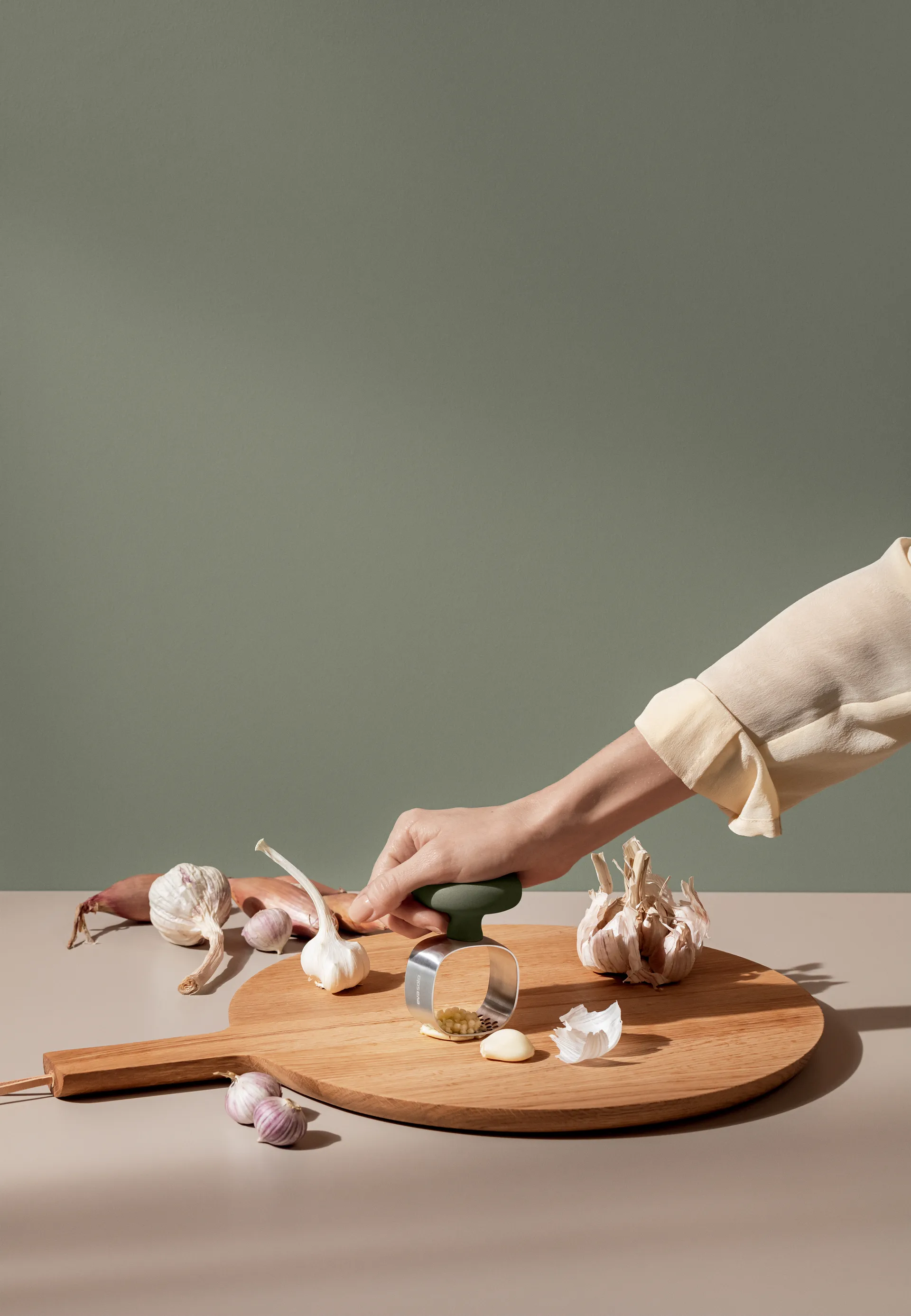 Green Tool knoflookpers, Groen Eva Solo