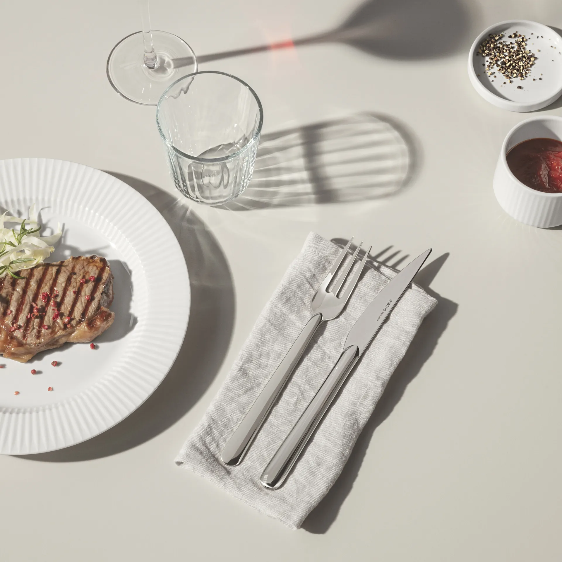 Legio Nova grillbestek 8-delig, Roestvrij staal Eva Solo