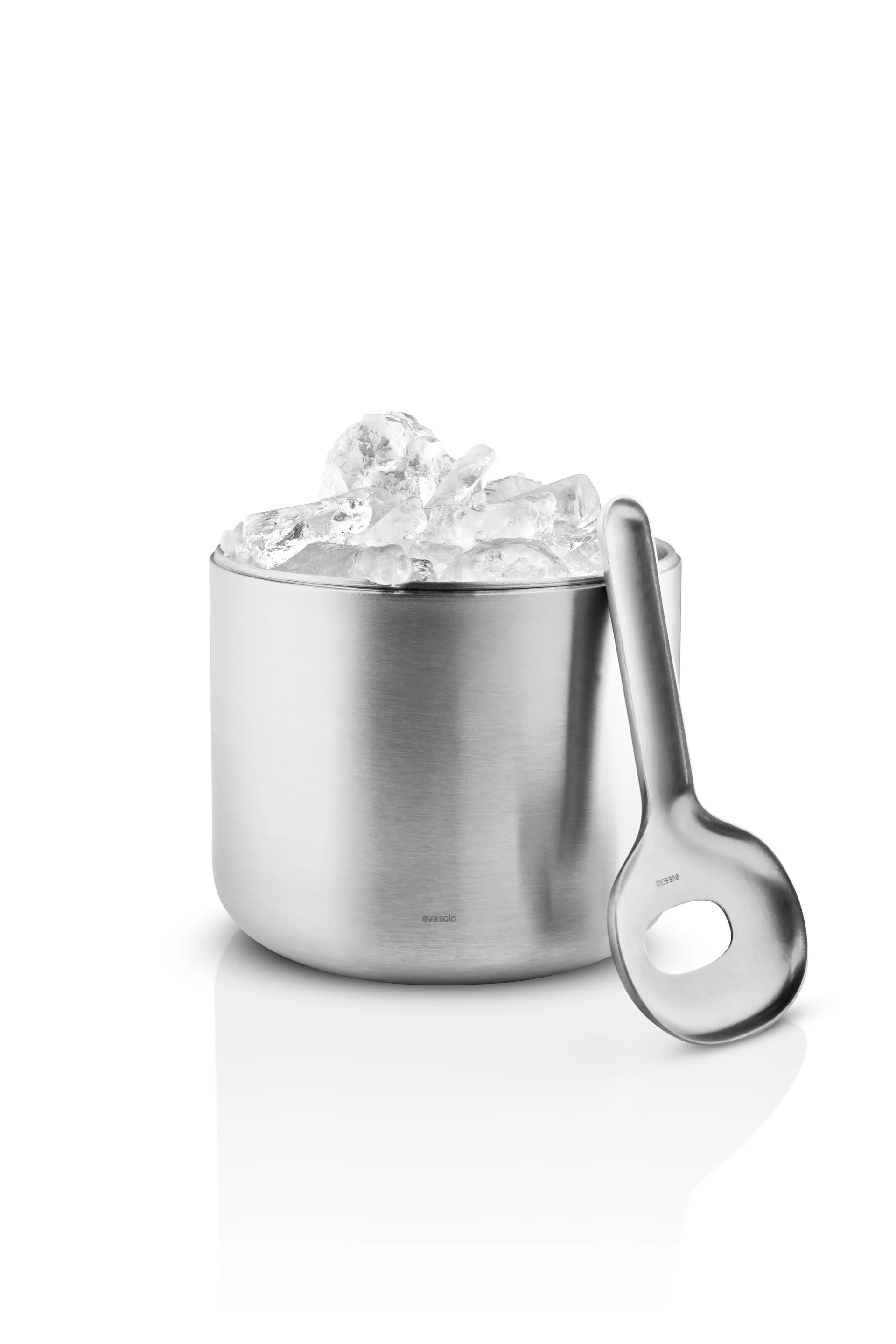 Liquid lounge ijsemmer met lepel 1,4 l, Brushed steel Eva Solo