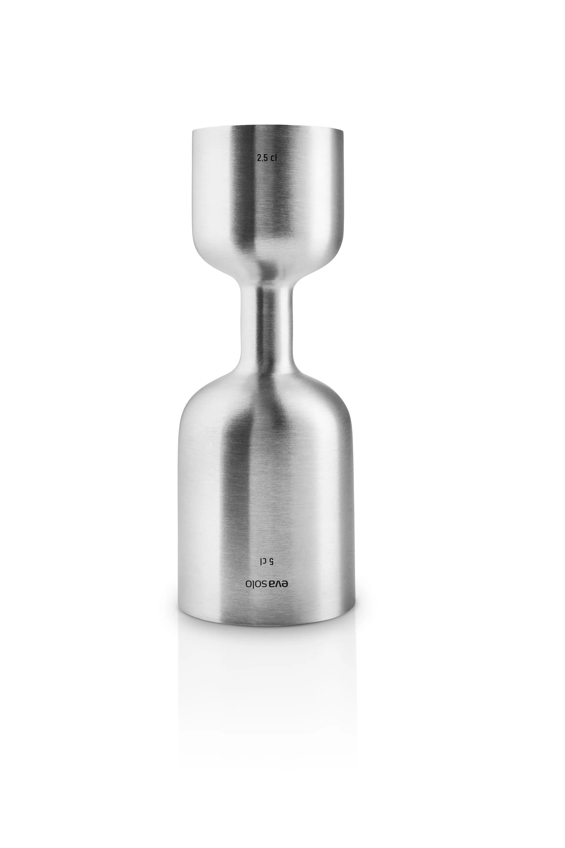 Liquid lounge maatbeker 5 cl, Brushed steel Eva Solo