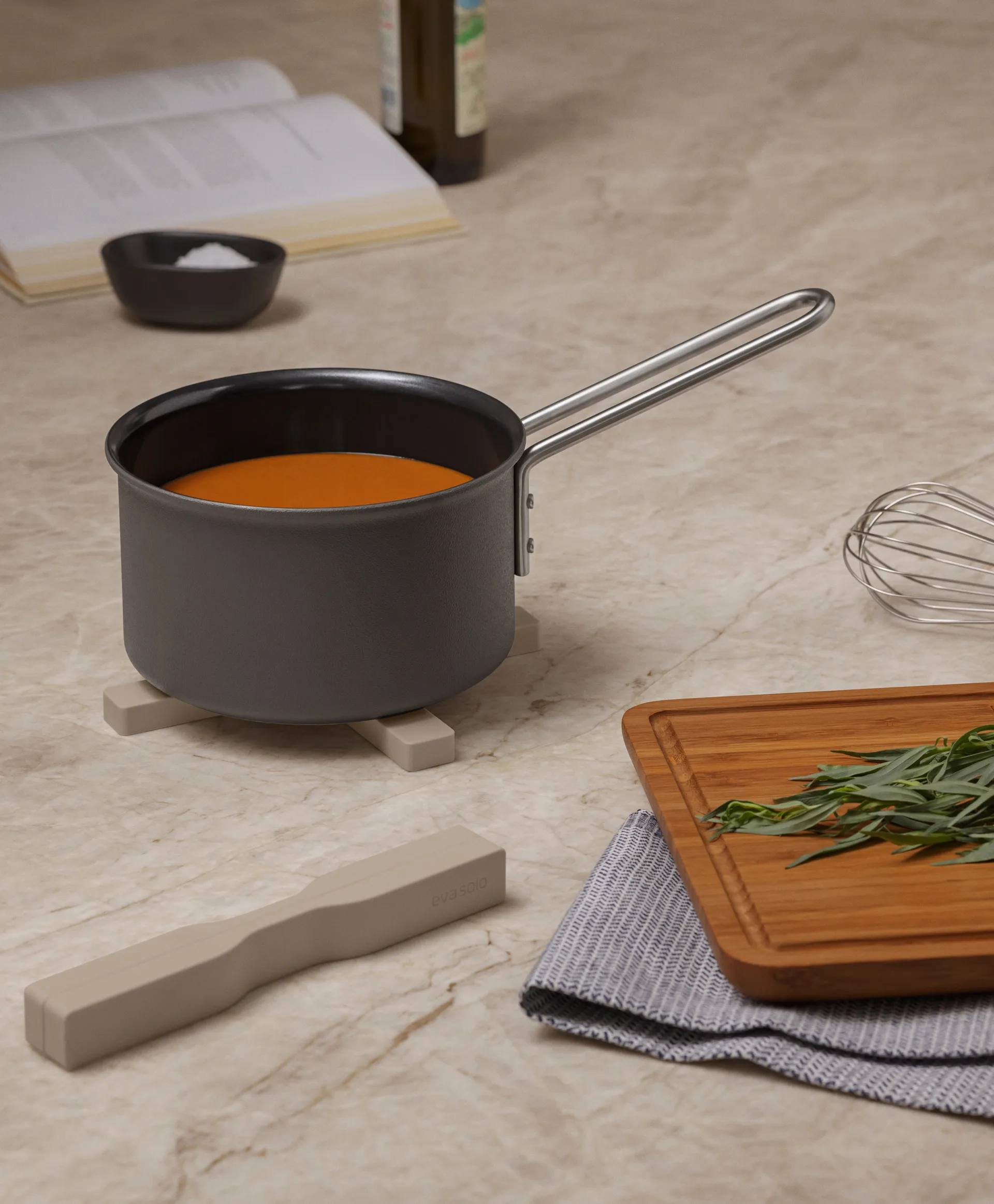 Magnetisch pannenonderzetter, Caramel crème Eva Solo