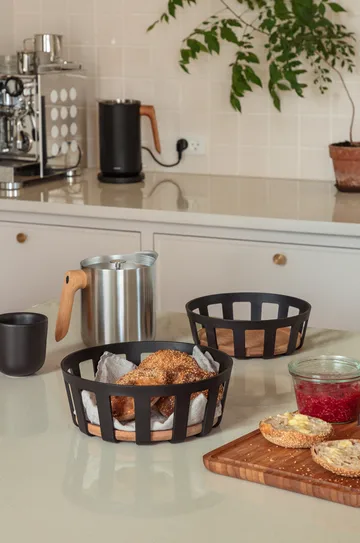 Nordic kitchen broodmand - Zwart, large, Ø24,5 cm - Eva Solo