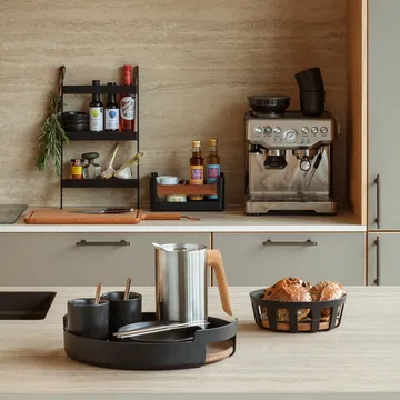 Nordic kitchen broodmand - Zwart, large, Ø24,5 cm - Eva Solo