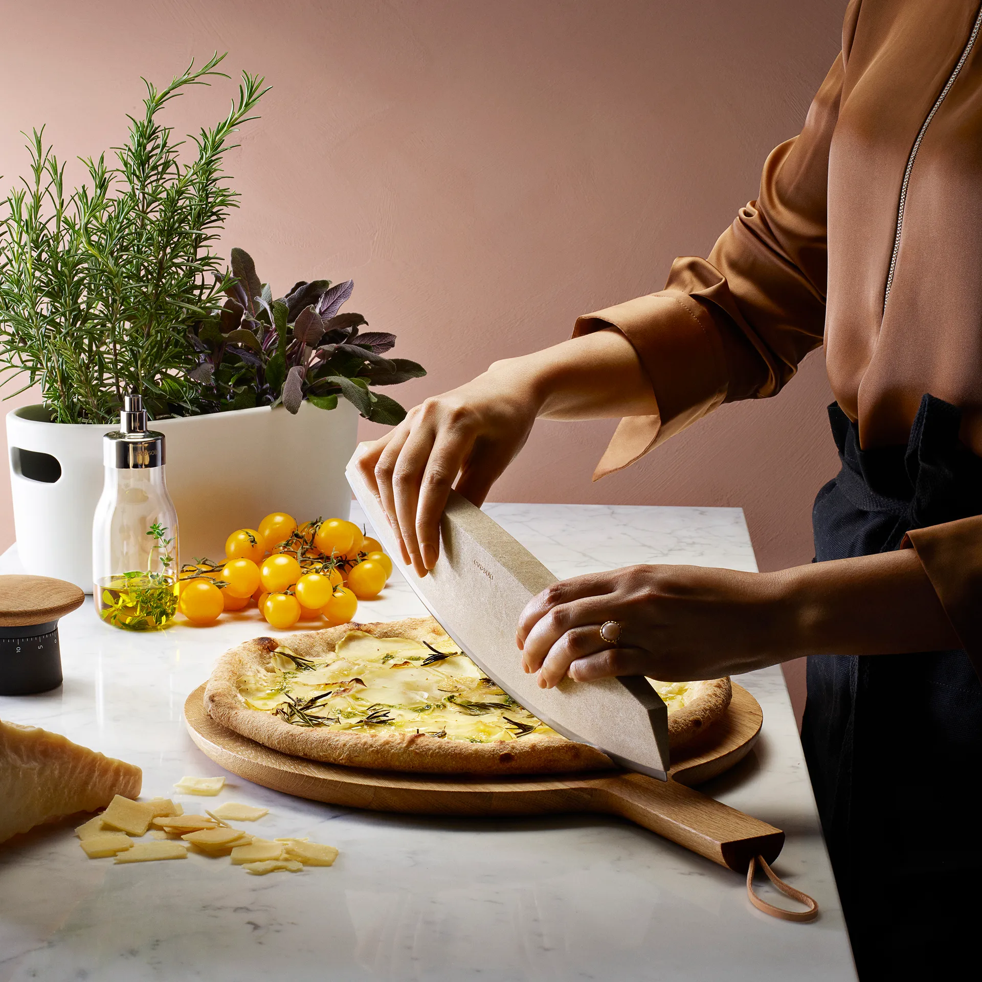 Nordic Kitchen houten snijplank, Ø35 cm Eva Solo