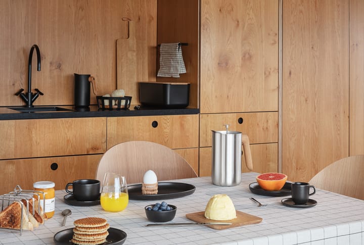 Nordic kitchen ovaal bord 18,5x26 cm, Zwart Eva Solo