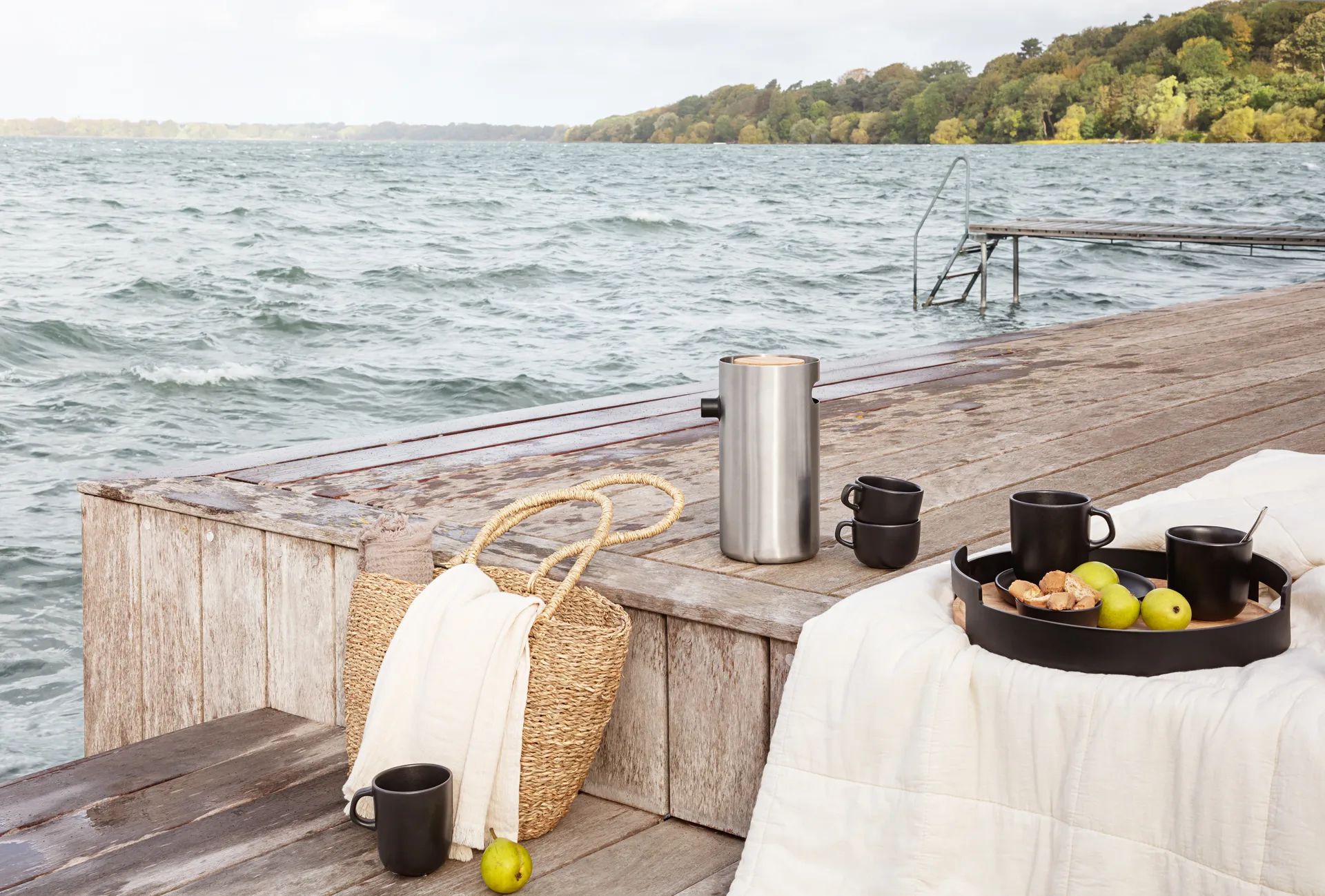 Nordic Kitchen pompthermoskan 1,8 l, Roestvrij staal Eva Solo