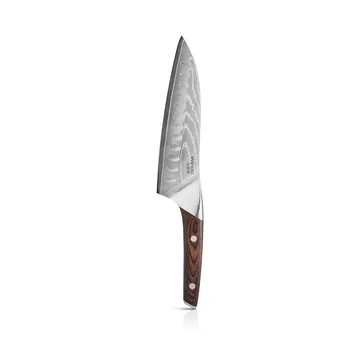 Nordic Kitchen santokumes 18 cm - Damaststaal - Eva Solo