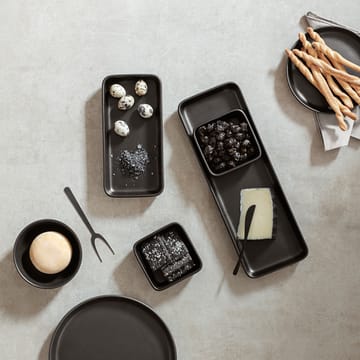 Nordic Kitchen serveerschotel 13x37 cm - Zwart - Eva Solo