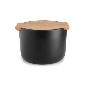 Nordic Kitchen zoutpot met deksel - Zwart - Eva Solo