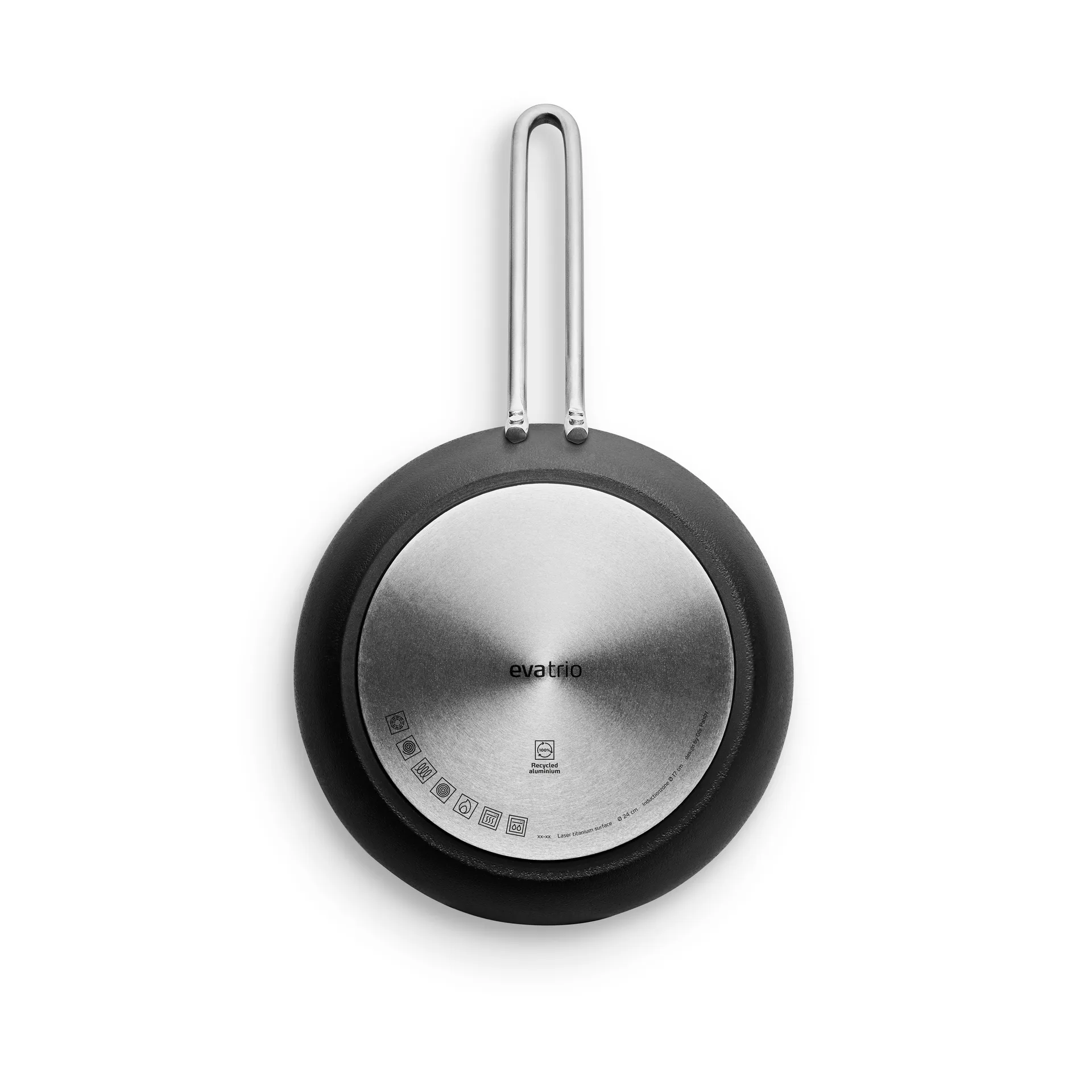 Professional Laser Titanium Slip-Let koekenpan, Zwart, Ø24 cm Eva Solo