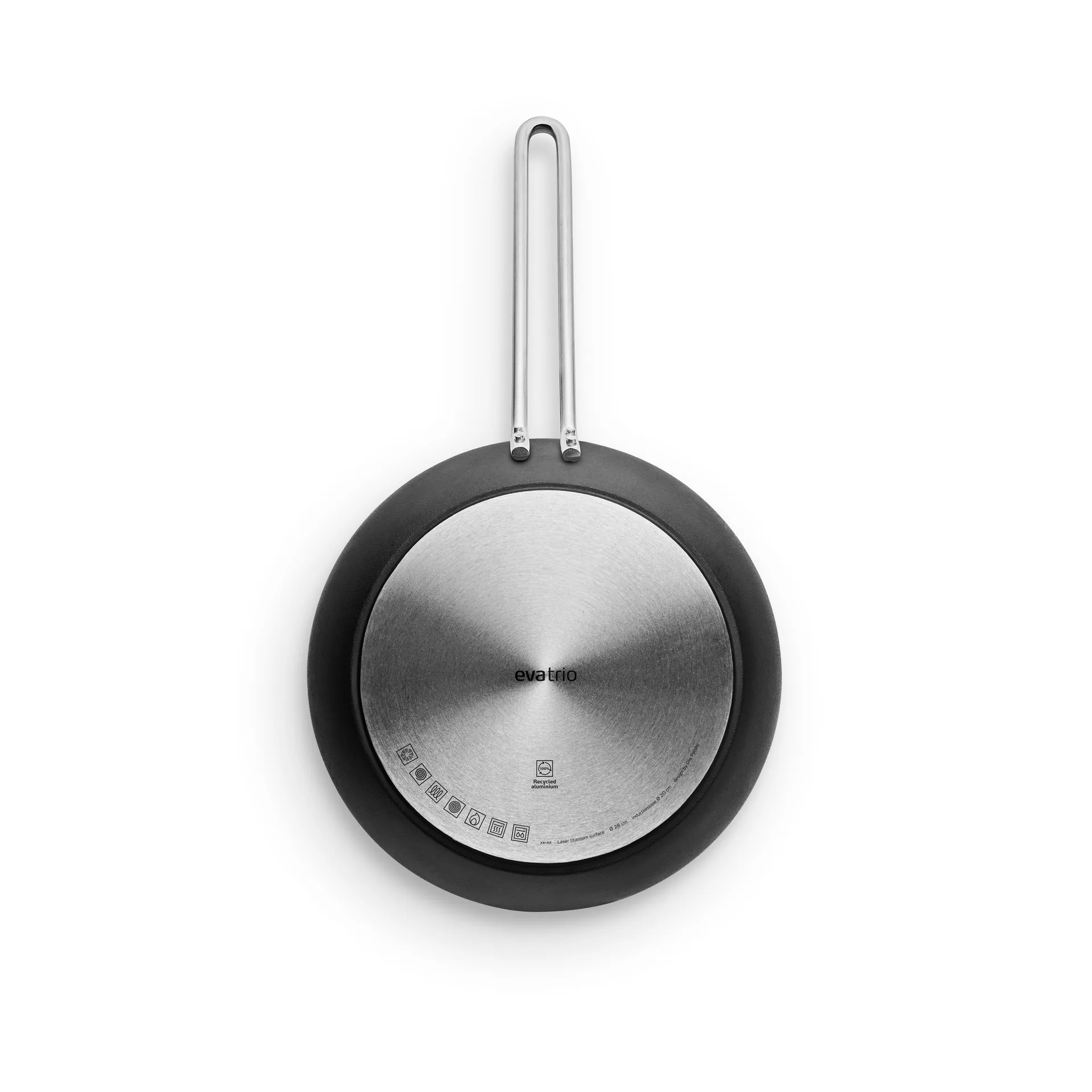 Professional Laser Titanium Slip-Let koekenpan, Zwart, Ø28 cm Eva Solo