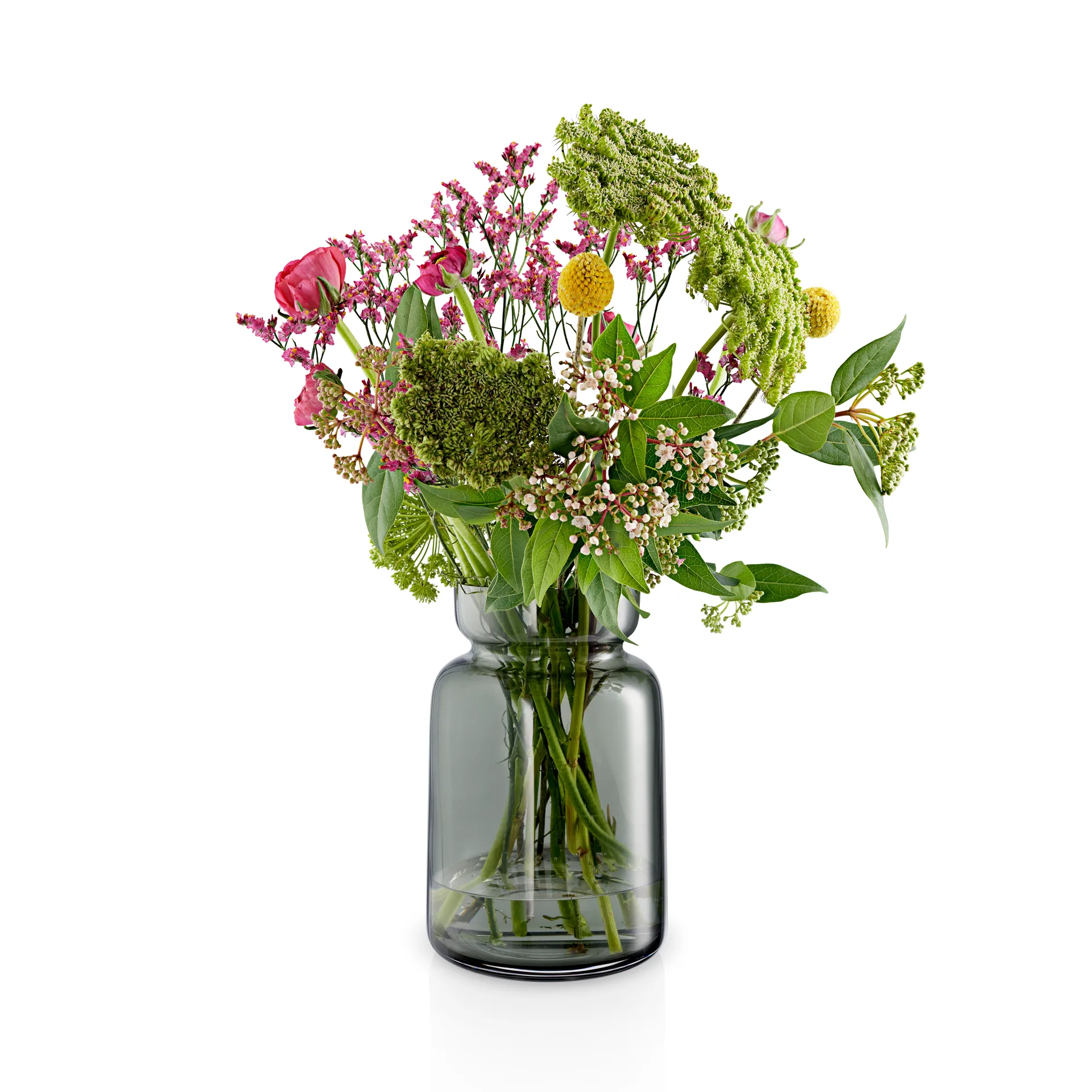 Silhouette glazen vaas smokey grey, 18,5 cm Eva Solo