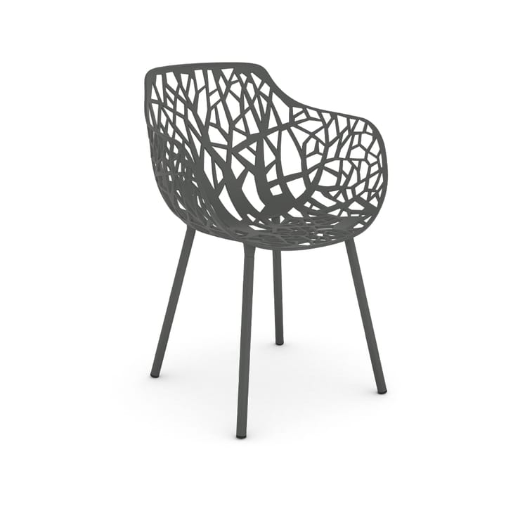 Forest stoel met armleuningen - metallic grey - Fast