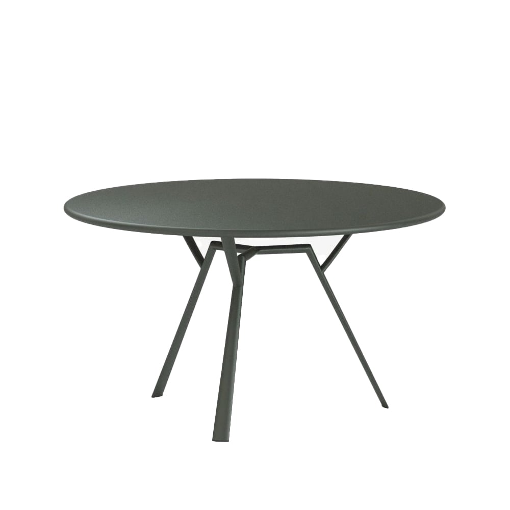 Fast Radice Quadra Ronde tafel metallic grey