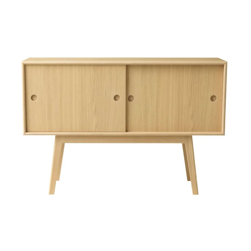 A83 Butler dressoir, Oak nature lacquered FDB Møbler