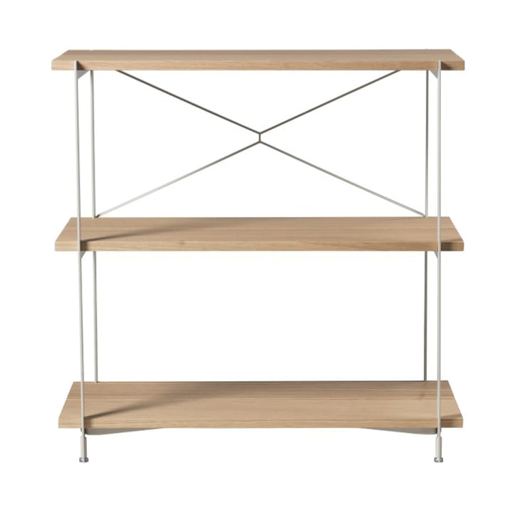 A91 Nordhavn plankensysteem, Oak nature lacquered Silk Grey LS FDB Møbler