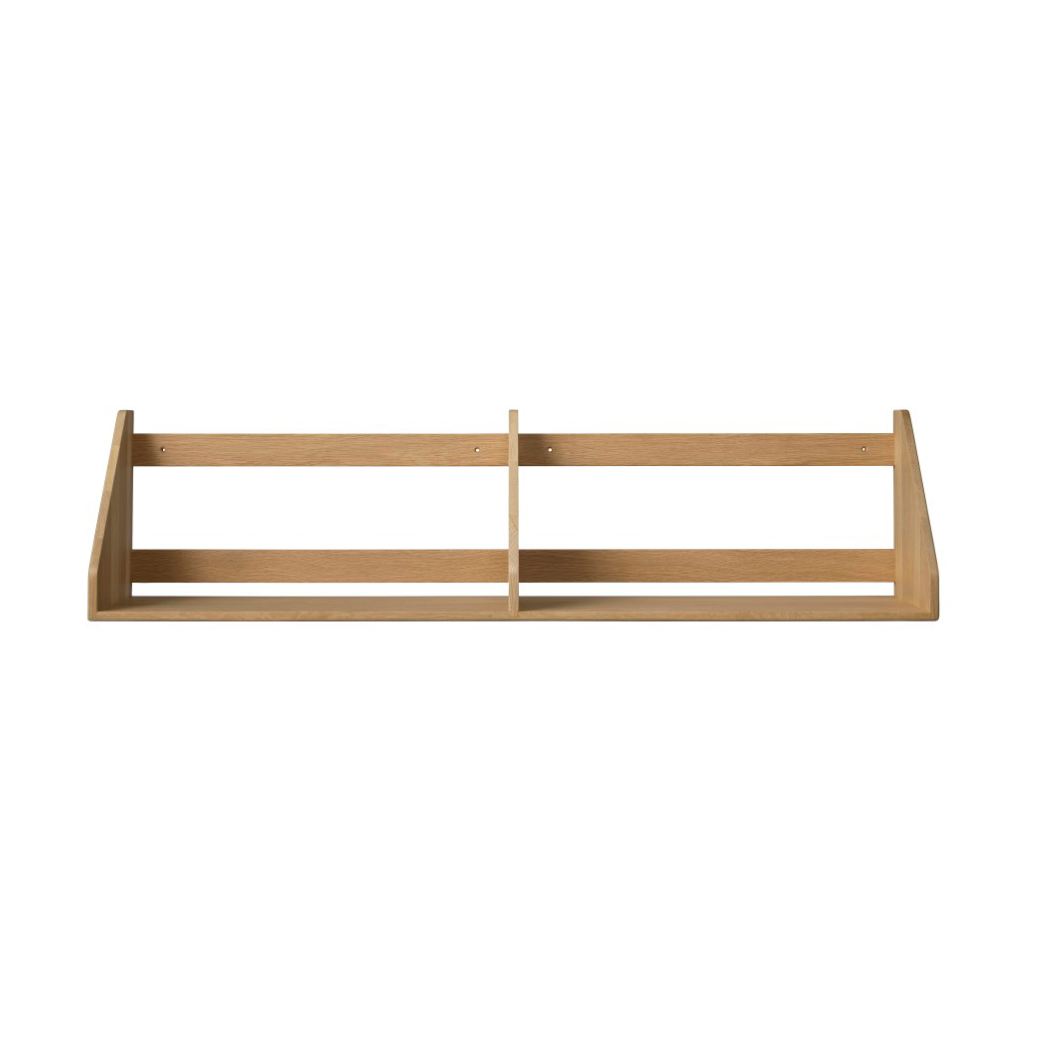 FDB Mobler B5 plank 21x100 cm Oak nature lacquered | Scandinavisch Interieur | Planken & planksystemen | Bruin