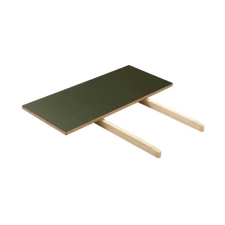 C35 inlegblad - 82x37 cm olive green-oak nature lacquered - FDB Møbler