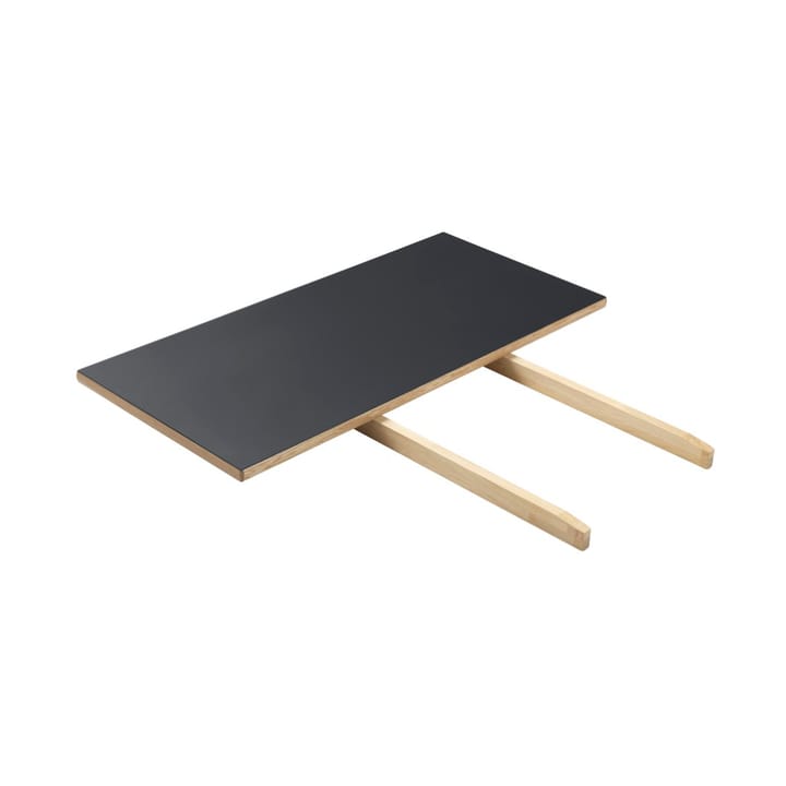 C35 inlegblad - 95x45 cm dark grey-oak nature lacquered - FDB Møbler