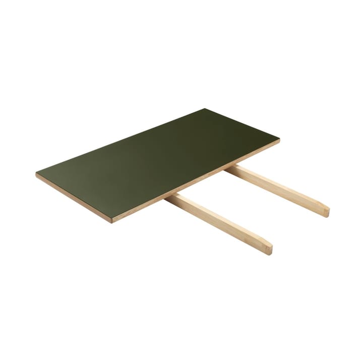 C35 inlegblad - 95x45 cm olive green-oak nature lacquered - FDB Møbler
