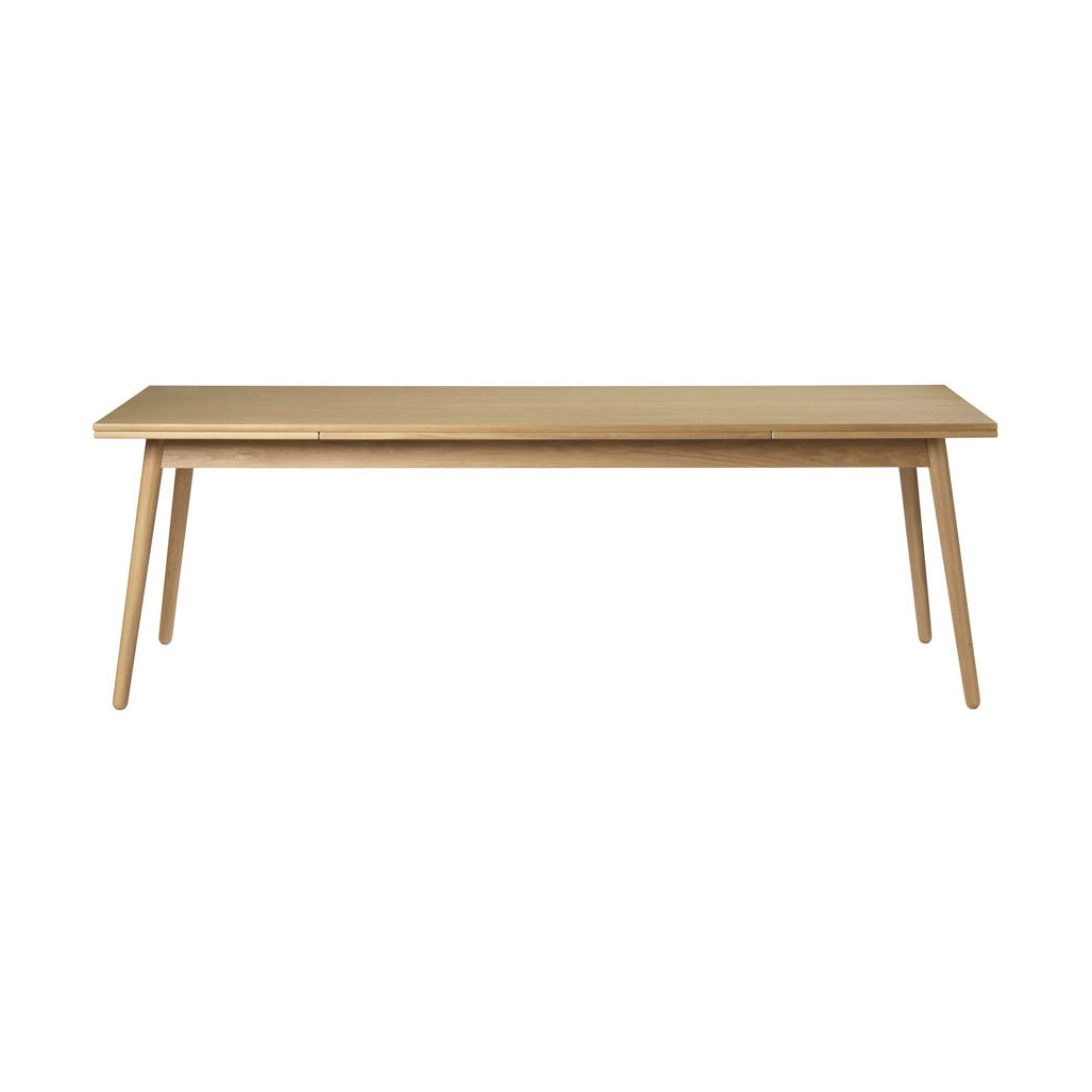 FDB Mobler C35C eettafel dutch extract 82x160 cm Oak nature-oak nature lacquered