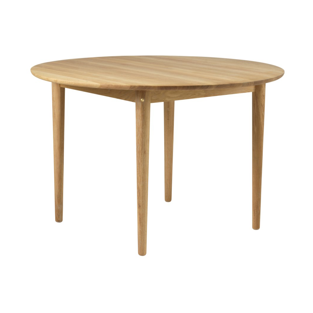 FDB Mobler C62 eettafel Oak nature oiled | Scandinavisch Interieur | Eettafels | Bruin