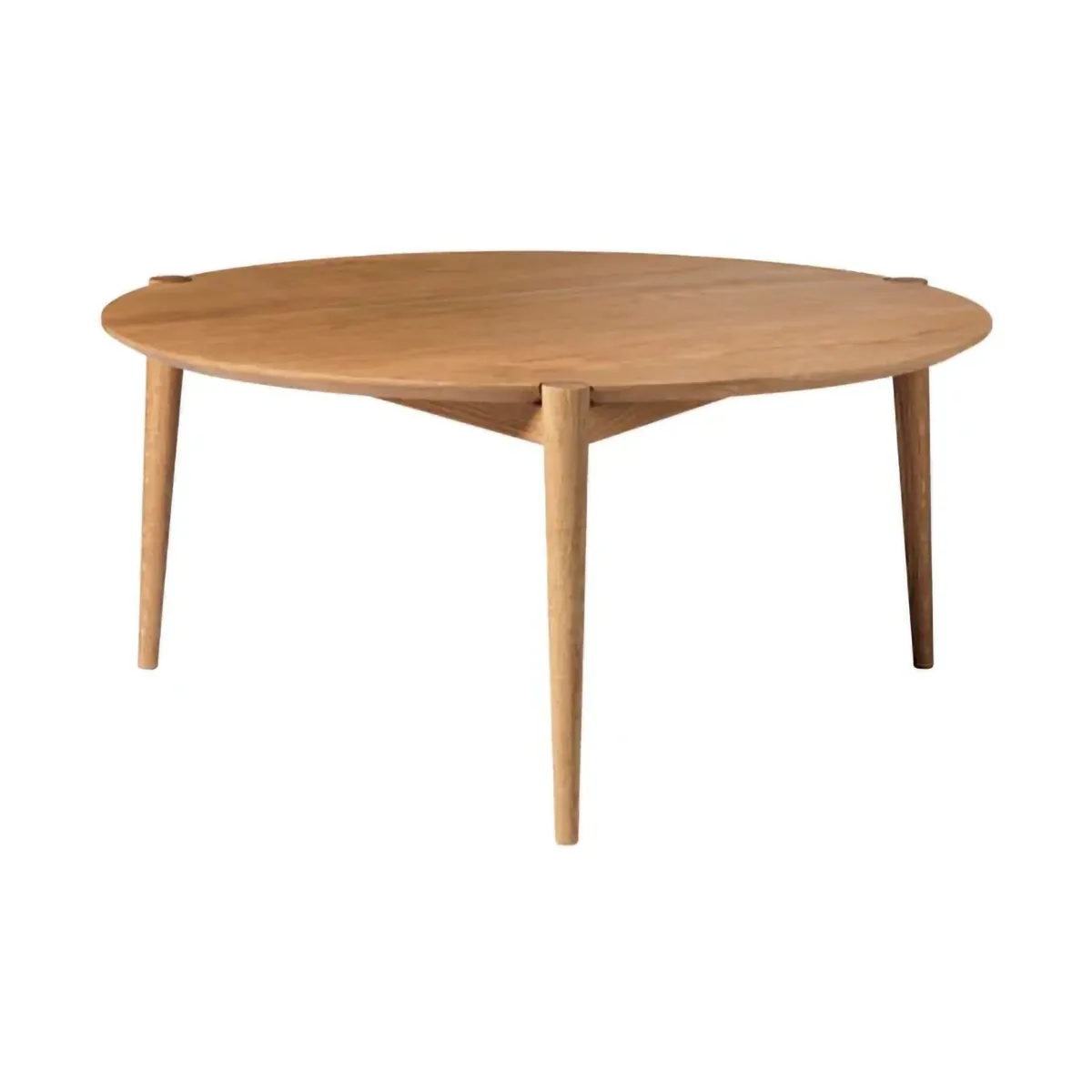D102 Søs salontafel Ø85 cm, Massief eiken geolied FDB Møbler
