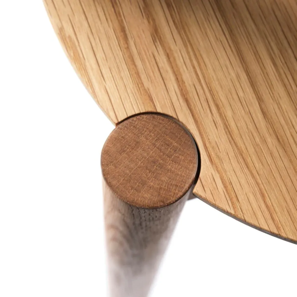 D102 Søs salontafel Ø85 cm, Massief eiken geolied FDB Møbler