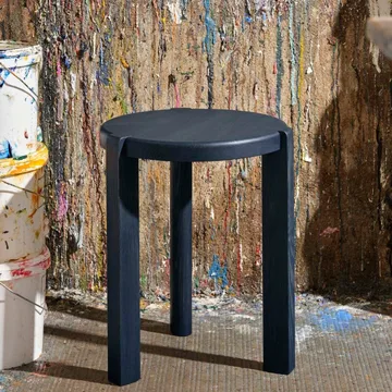 D108 Ragnesminde bijzettafel Ø35 cm - Midnight blue - FDB Møbler