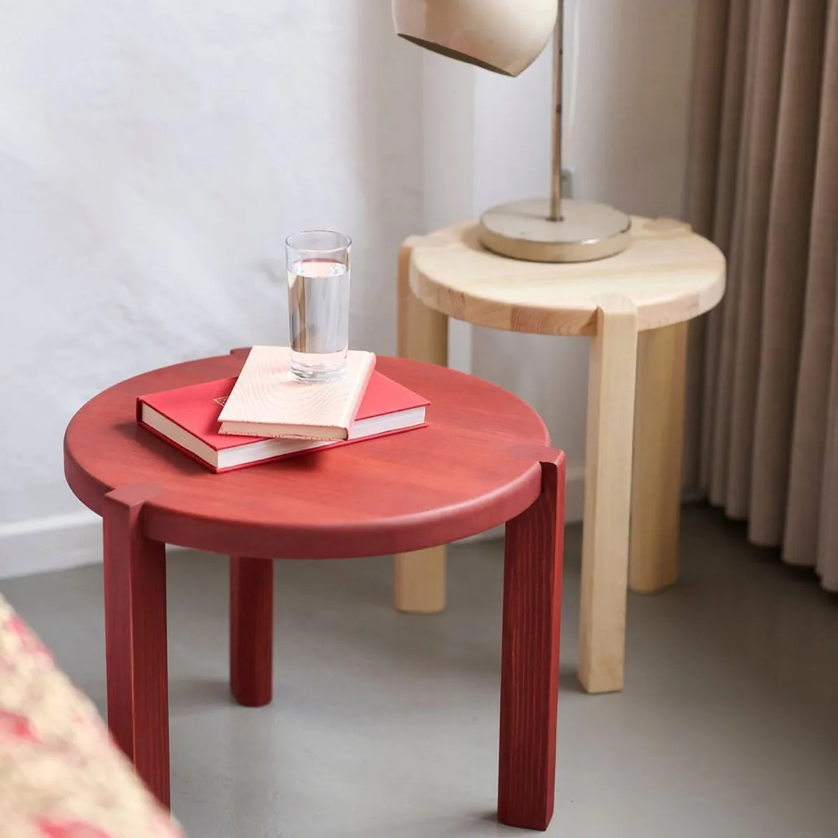 D108 Ragnesminde bijzettafel Ø35 cm, Nature FDB Møbler