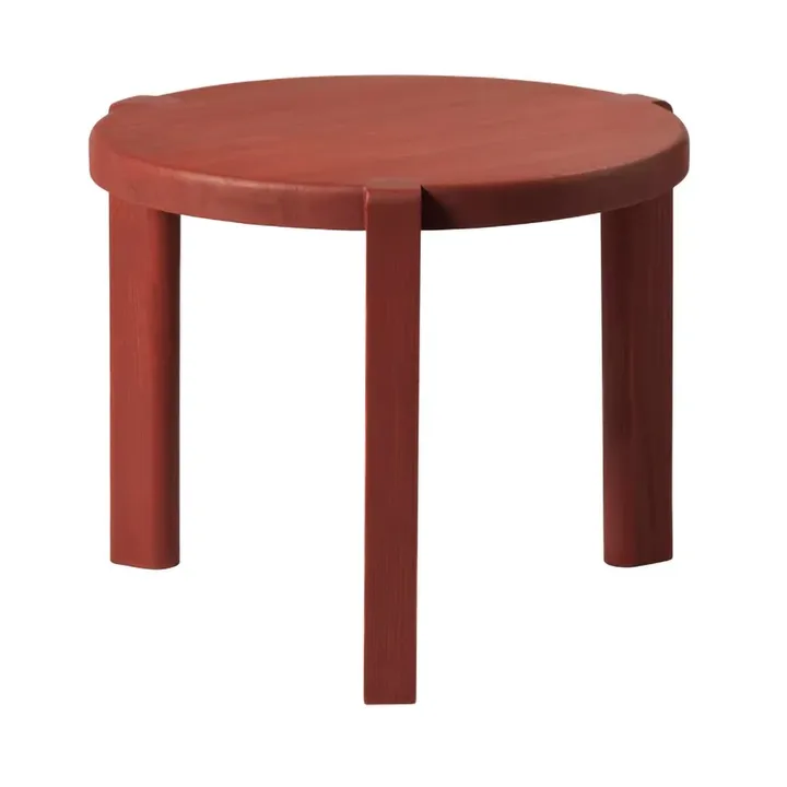 D108 Ragnesminde salontafel Ø48 cm - Carmine red - FDB Møbler
