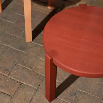 D108 Ragnesminde salontafel Ø48 cm - Carmine red - FDB Møbler
