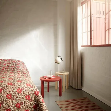 D108 Ragnesminde salontafel Ø48 cm - Carmine red - FDB Møbler