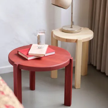 D108 Ragnesminde salontafel Ø48 cm - Carmine red - FDB Møbler