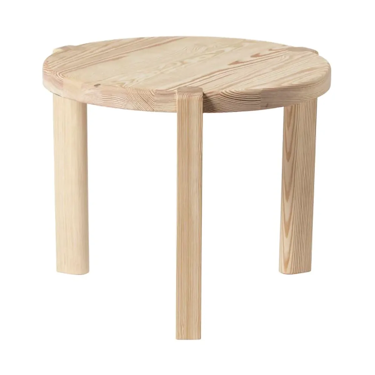 D108 Ragnesminde salontafel Ø48 cm, Grenen onbehandeld FDB Møbler