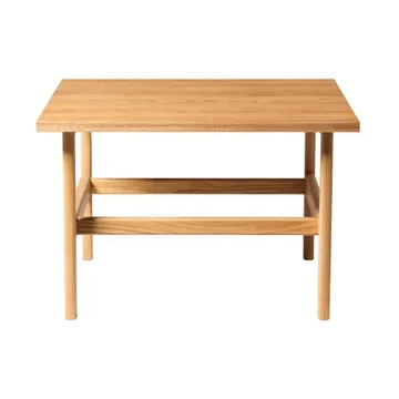 D33 salontafel 80x80 cm - Massief eiken geolied - FDB Møbler