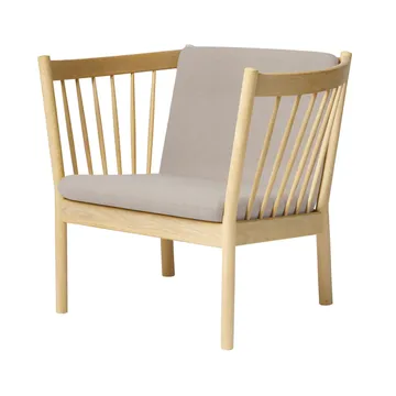 J146 lounge stoel - Eiken gelakt-beige - FDB Møbler