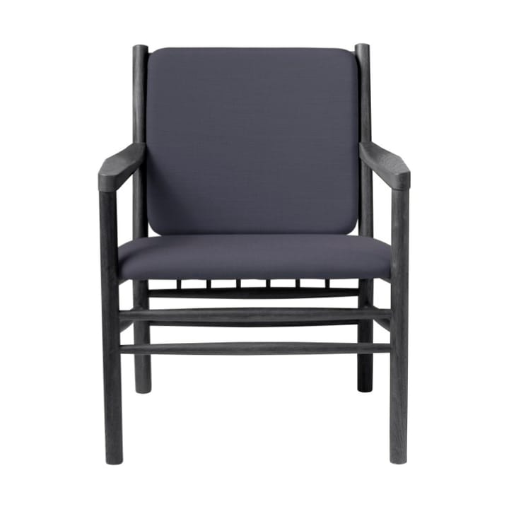 J147 Armchair lounge stoel - Oak black painted-dark blue - FDB Møbler