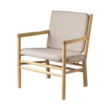 J147 lounge stoel - Eiken gelakt-beige - FDB Møbler