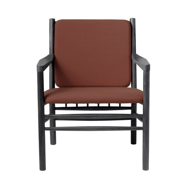 J147 lounge stoel - Oak black painted-burnt orange - FDB Møbler