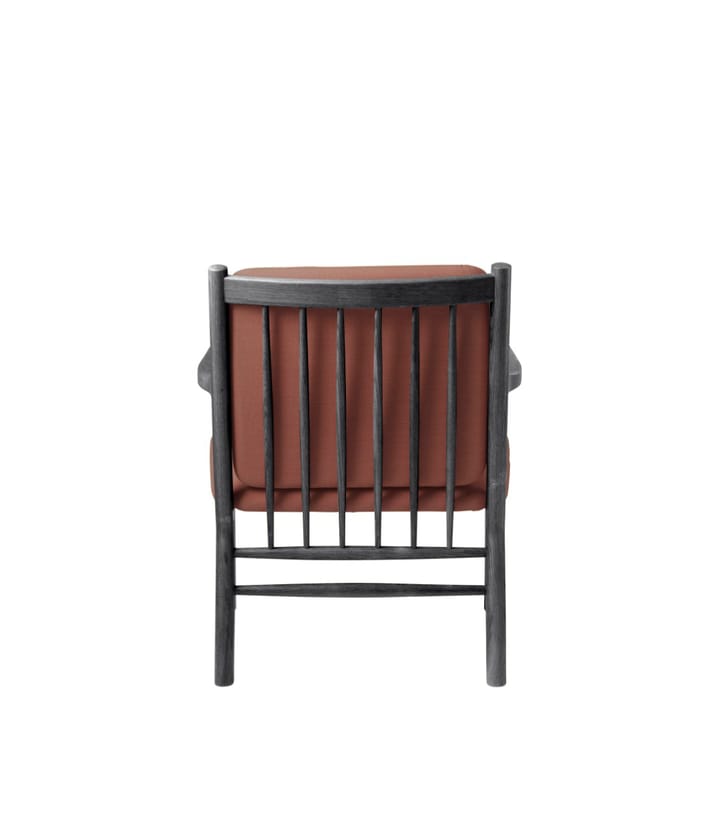 J147 lounge stoel, Oak black painted-burnt orange FDB Møbler