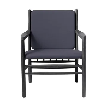 J147 lounge stoel - Oak black painted-dark blue - FDB Møbler